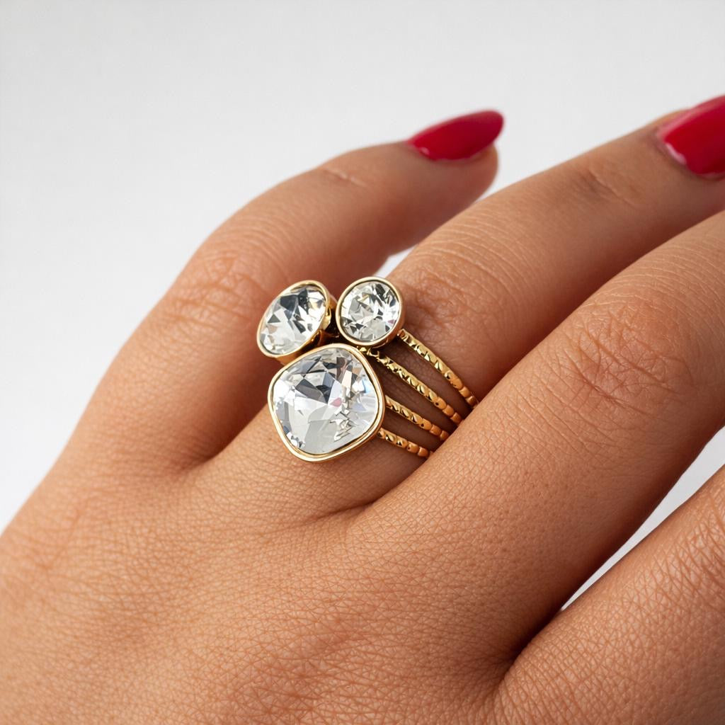 Petra Statement Ring - GLITZ N PIECES