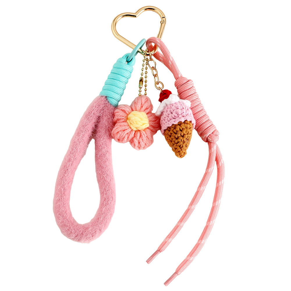 Blush Delight Bag Charm - GLITZ N PIECES