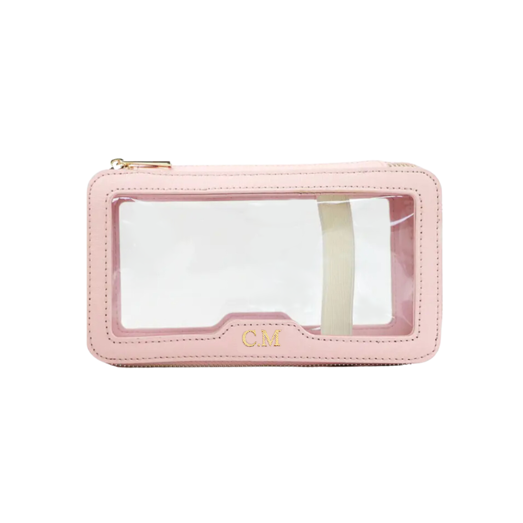 Cosmetic Bag - Pink - GLITZ N PIECES