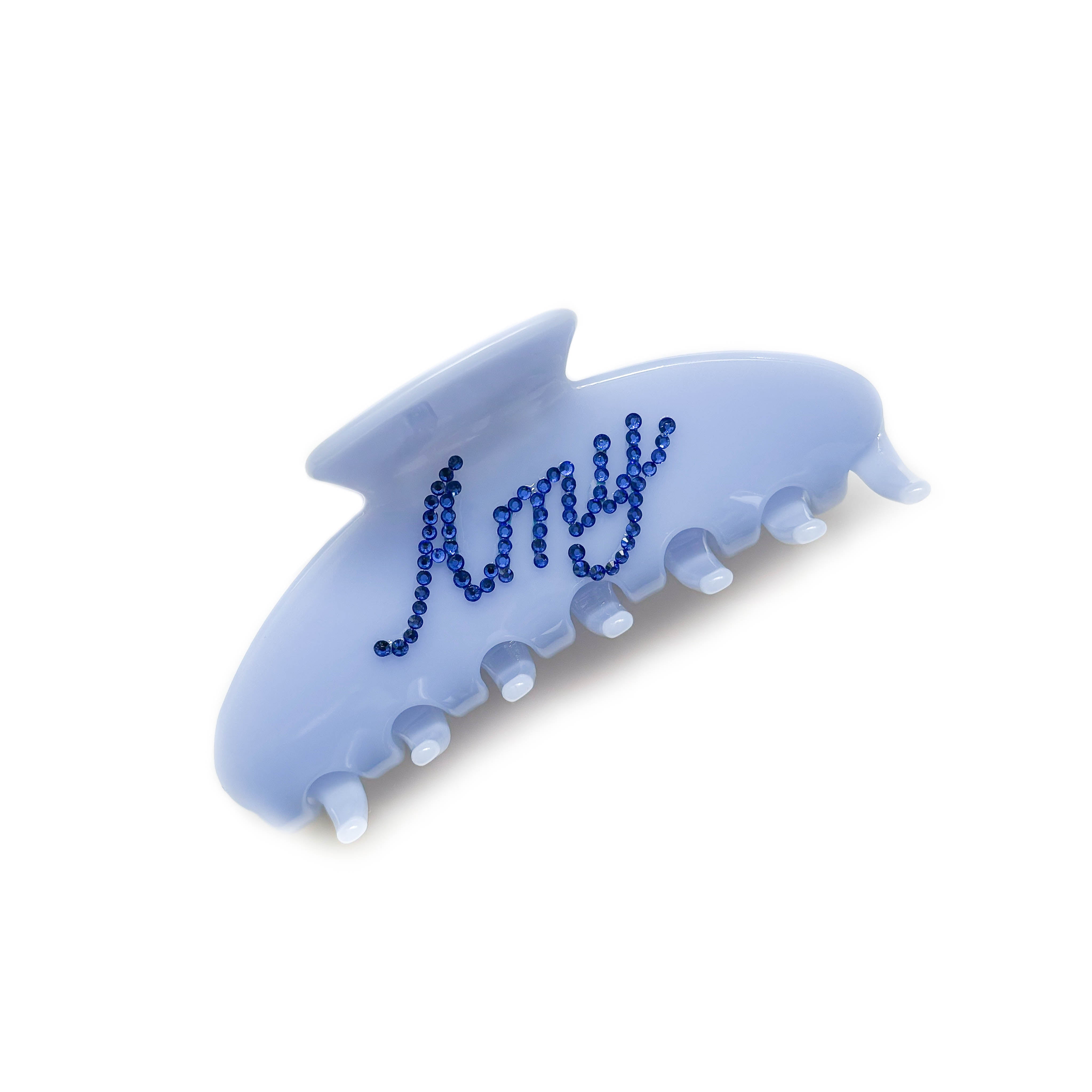 Custom Hair Claw Clip - Blue - GLITZ N PIECES