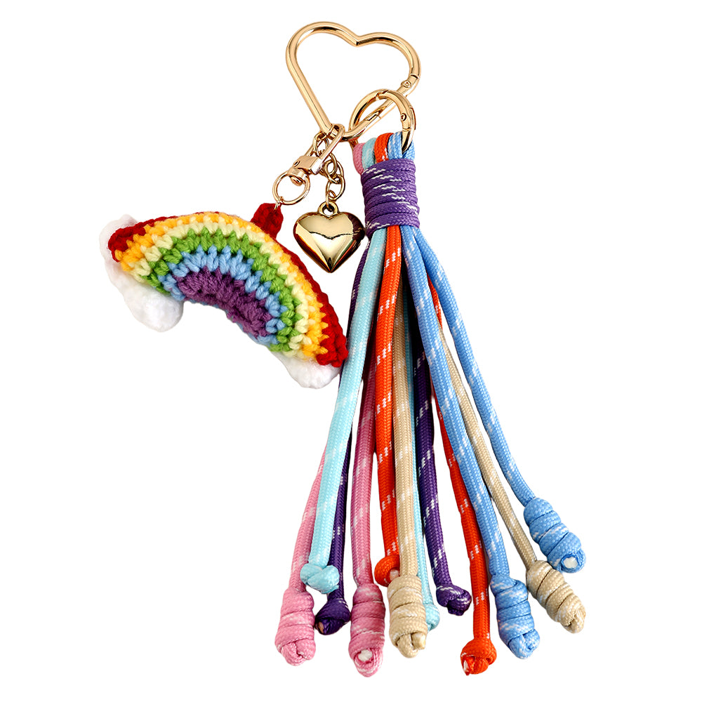 Rainbow Love Bag Charm - GLITZ N PIECES