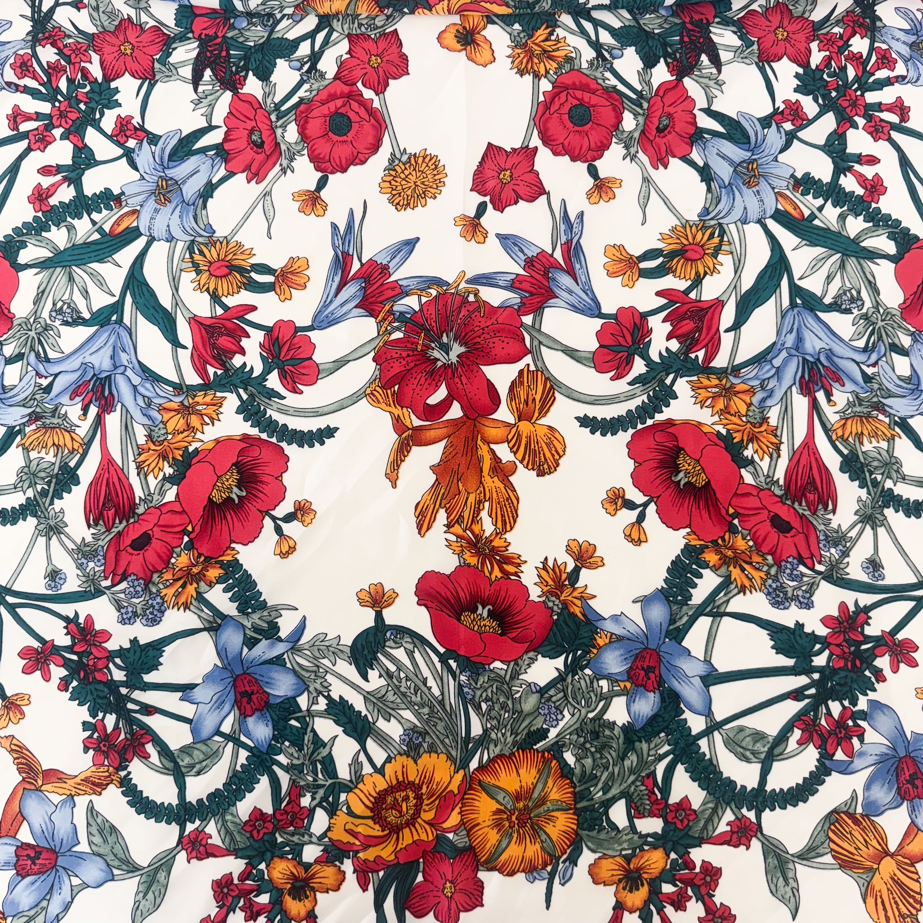 Scarlet Bloom Bag Scarf - GLITZ N PIECES