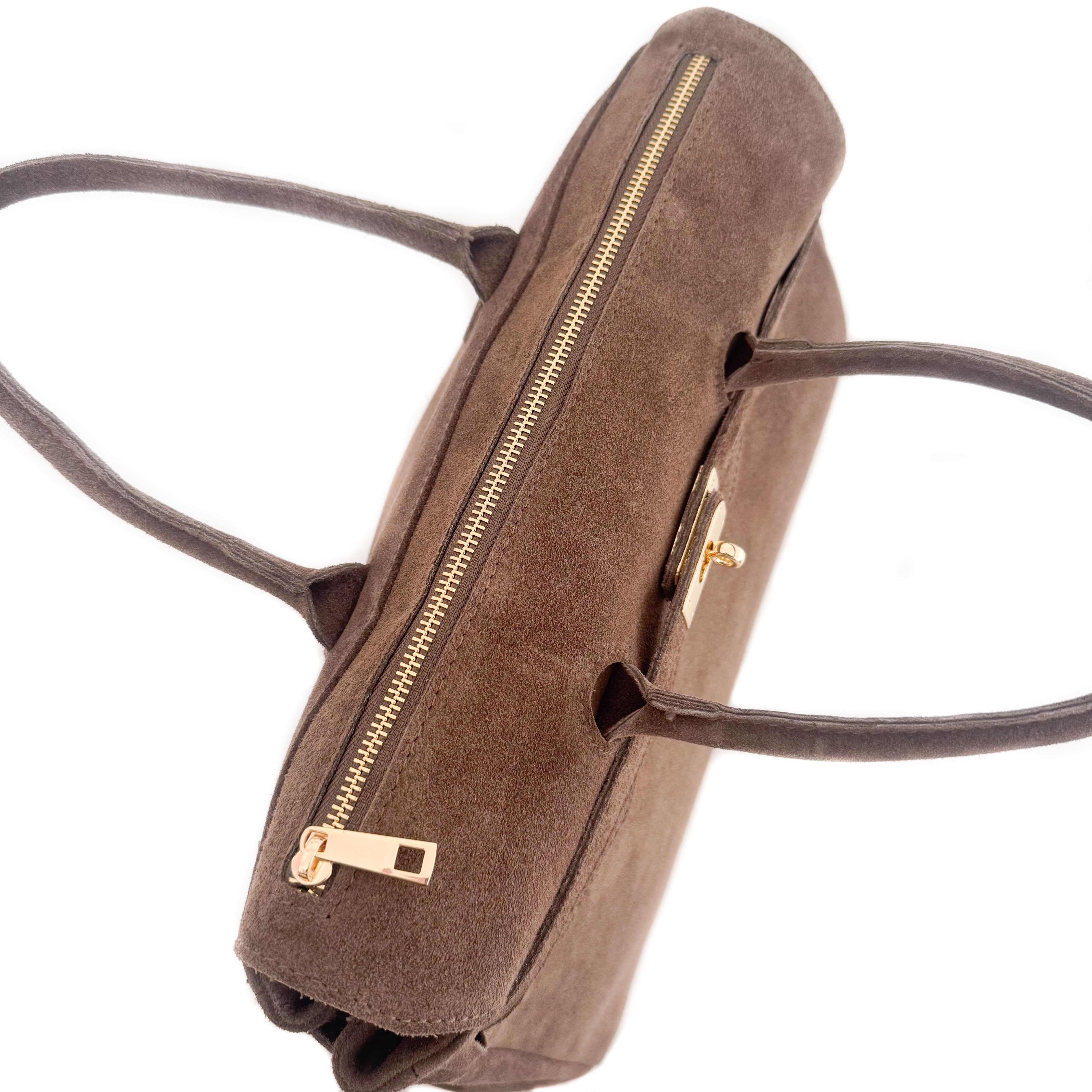 The Charlotte Bag - Large Suede - GLITZ N PIECES