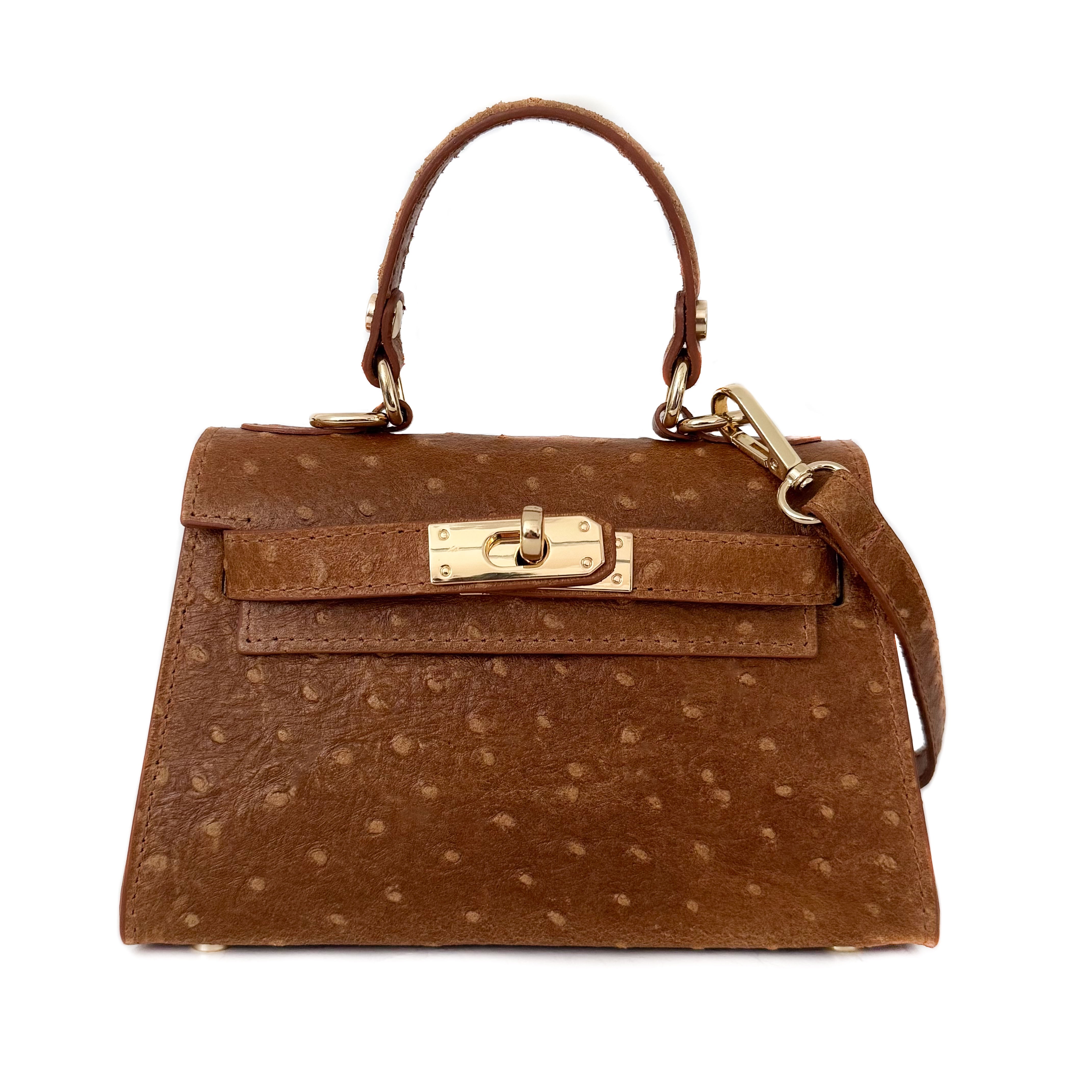 The Kate Bag - Mini Ostrich - GLITZ N PIECES