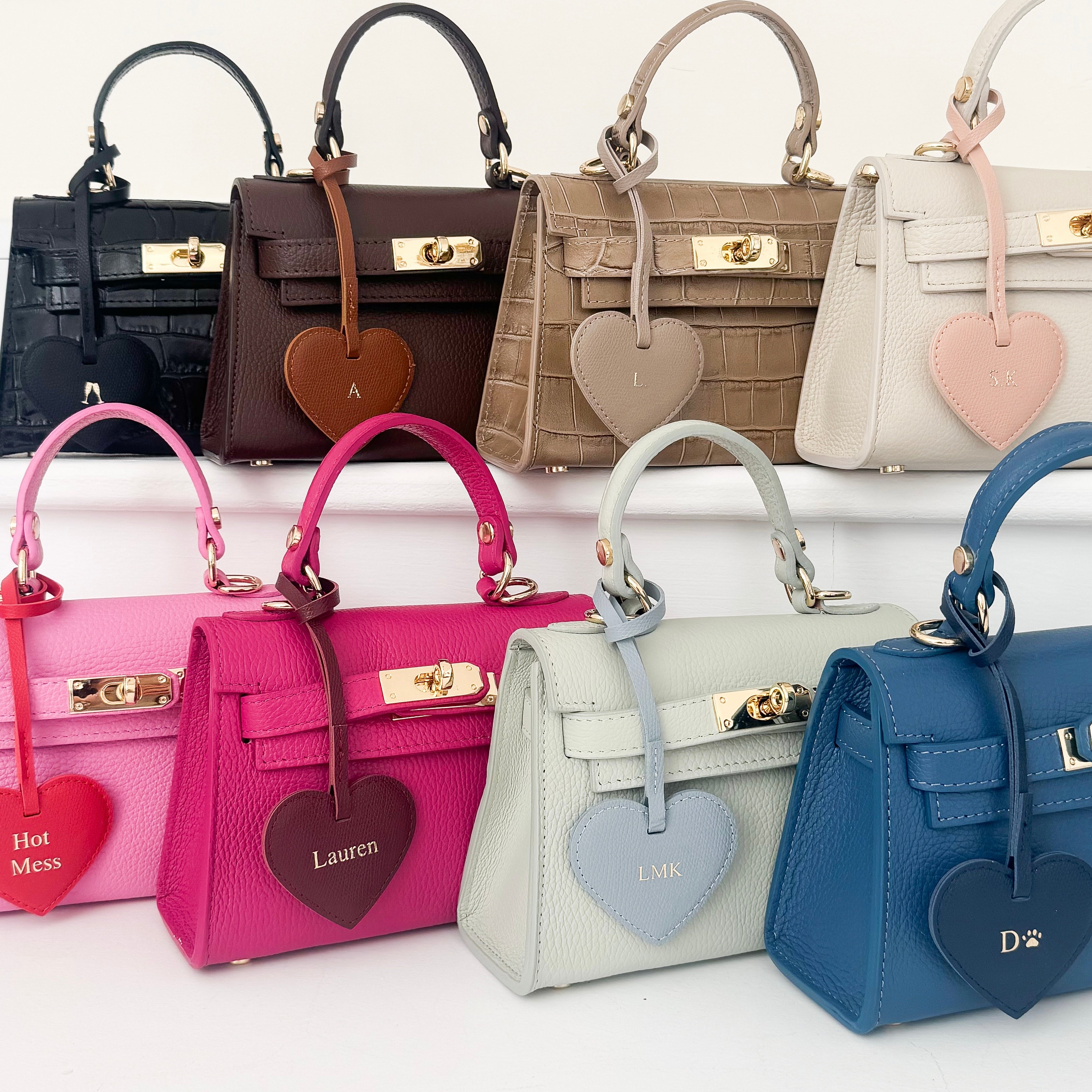 The Love Heart Bag Charm - GLITZ N PIECES