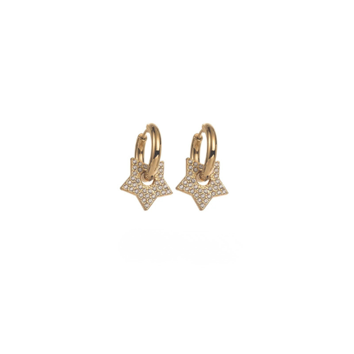 Luna Huggie Hoop Earrings - GLITZ N PIECES