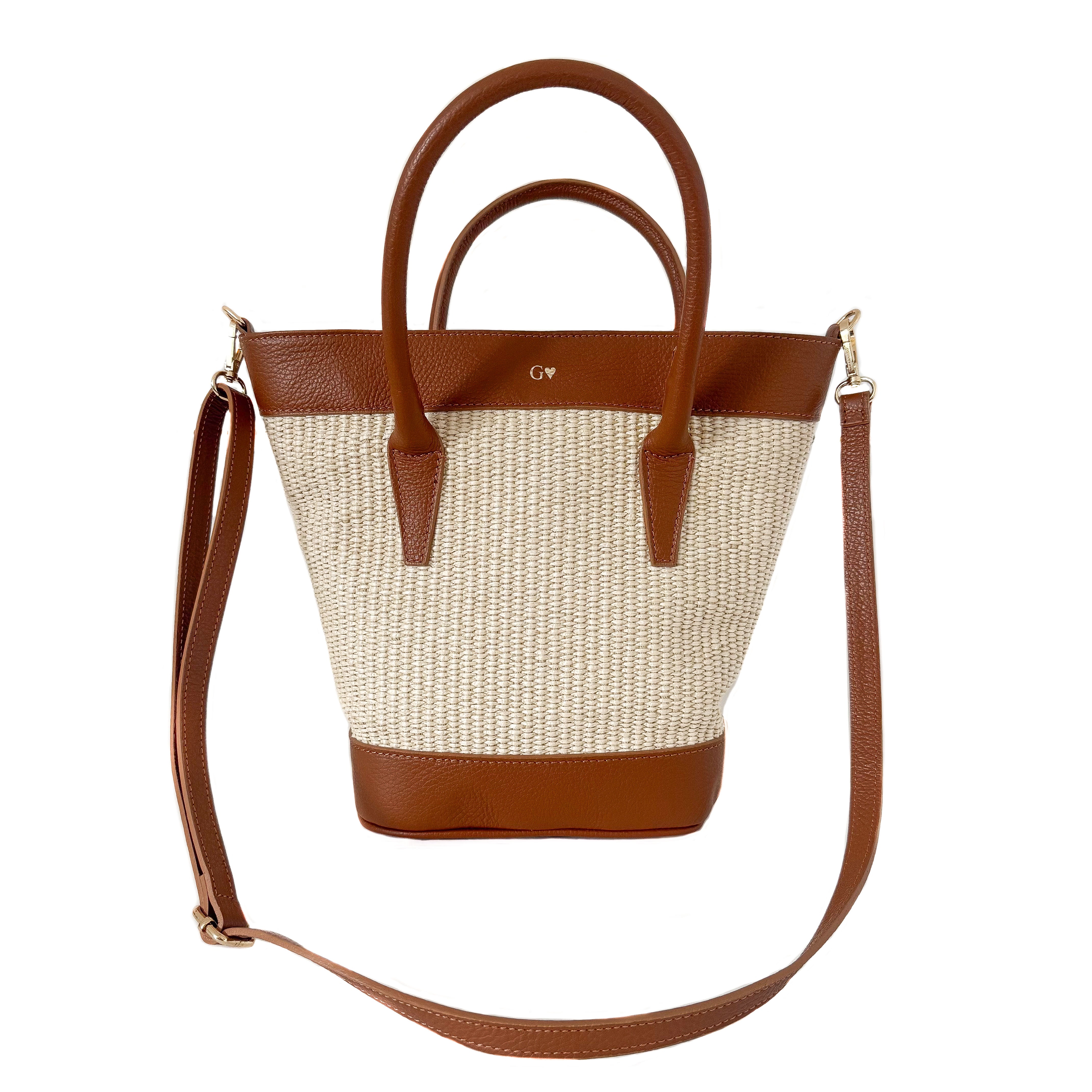 The Soleil Raffia Bucket Bag - GLITZ N PIECES