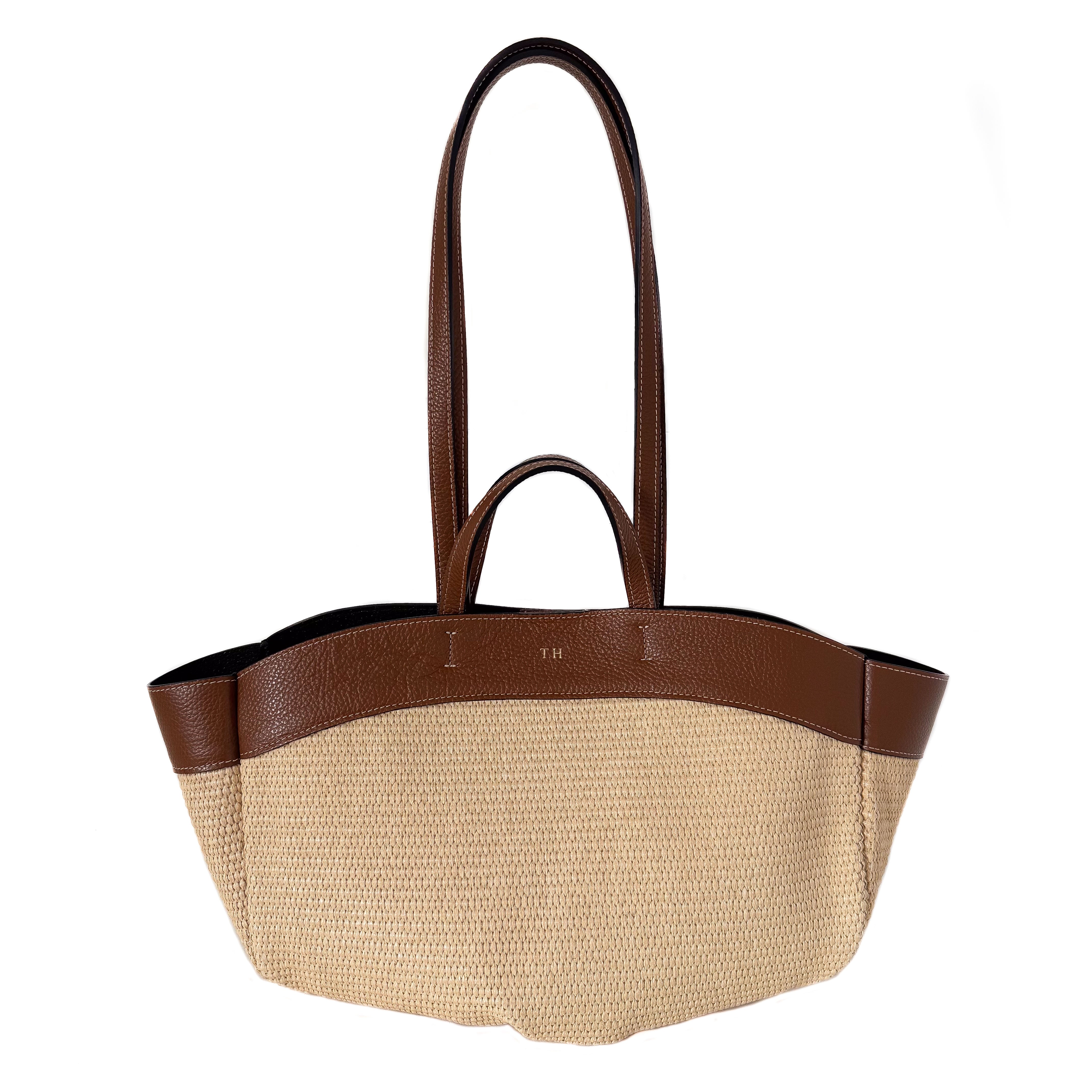 The Soleil Raffia Shopper Bag - GLITZ N PIECES