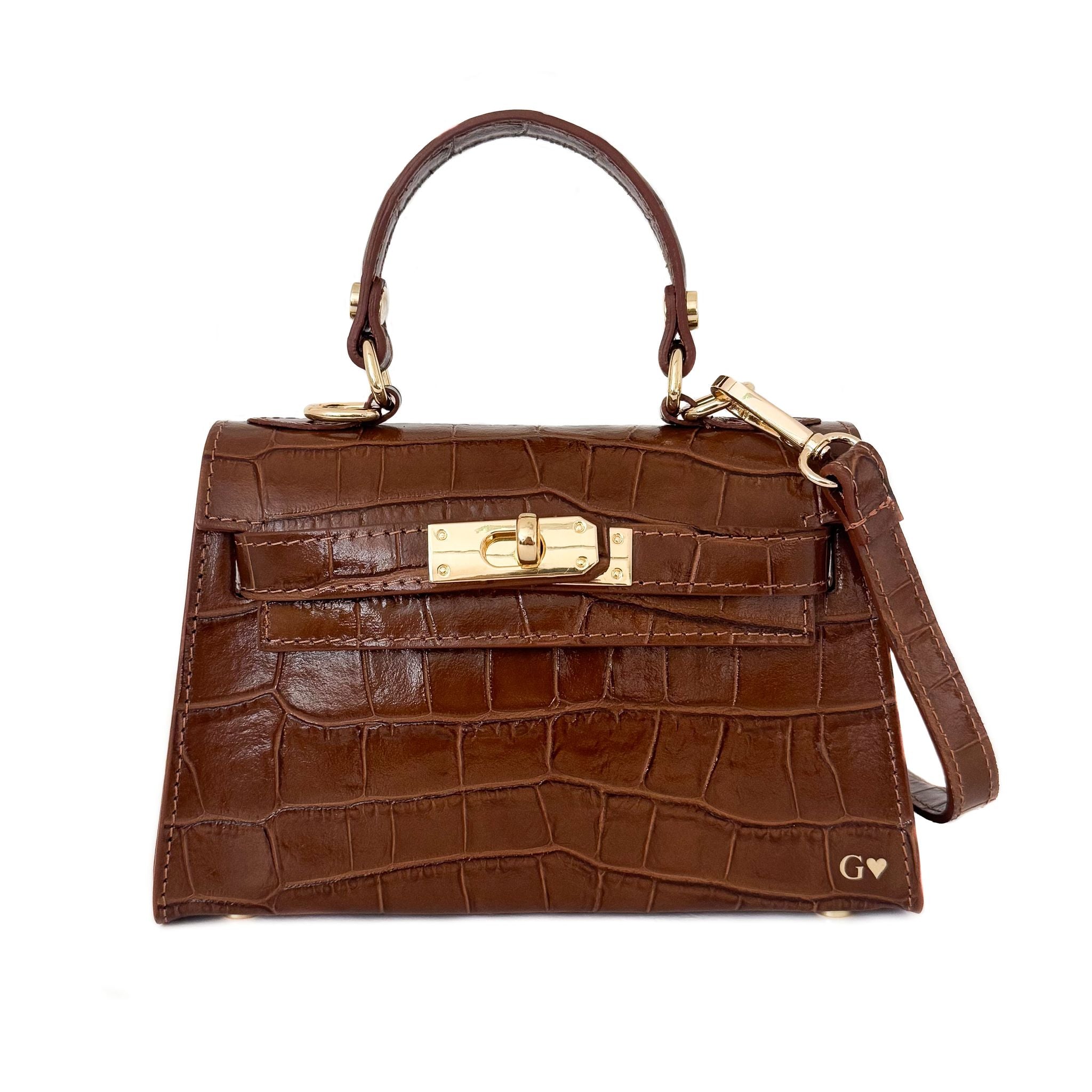 The Kate Bag Croc - GLITZ N PIECES