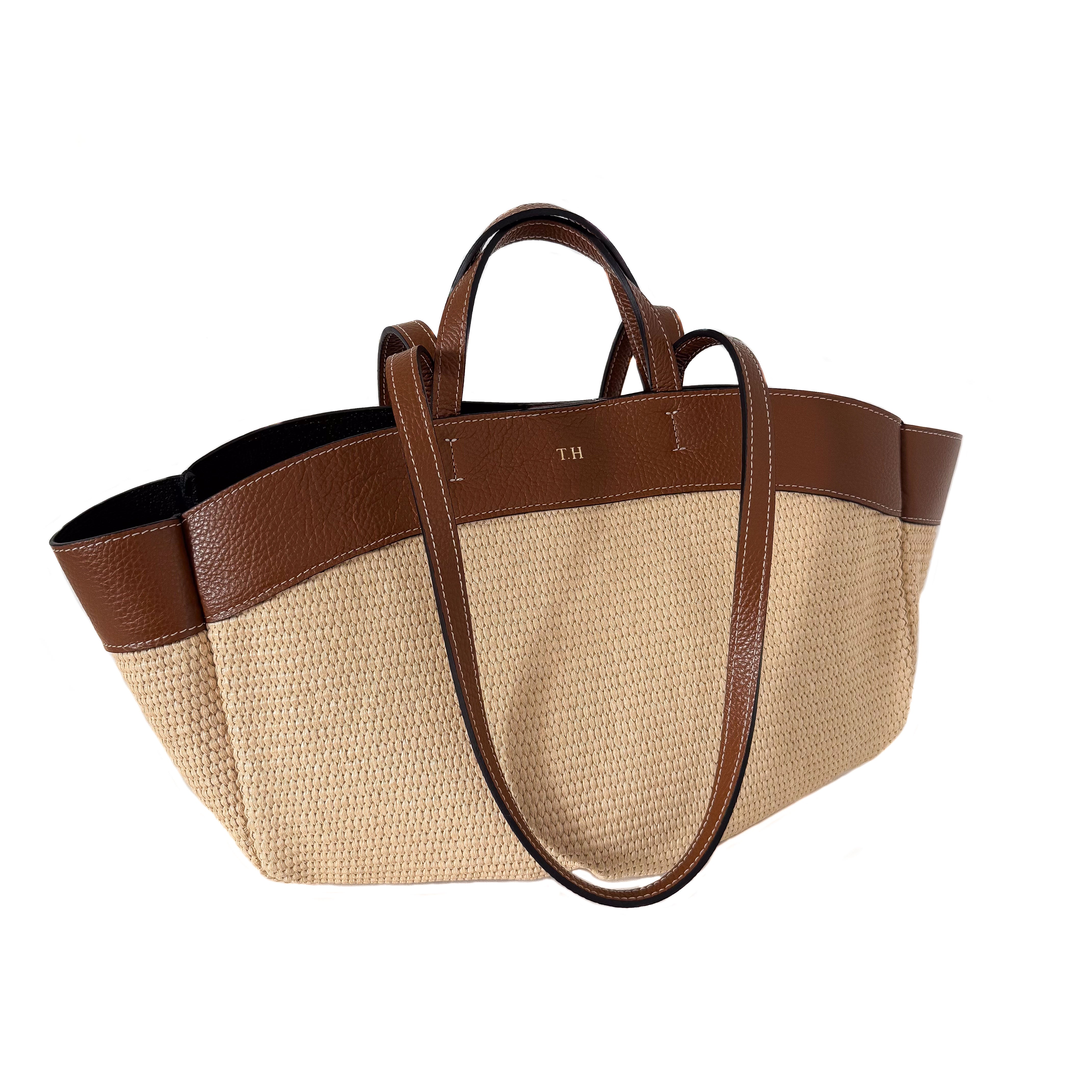 The Soleil Raffia Shopper Bag - GLITZ N PIECES