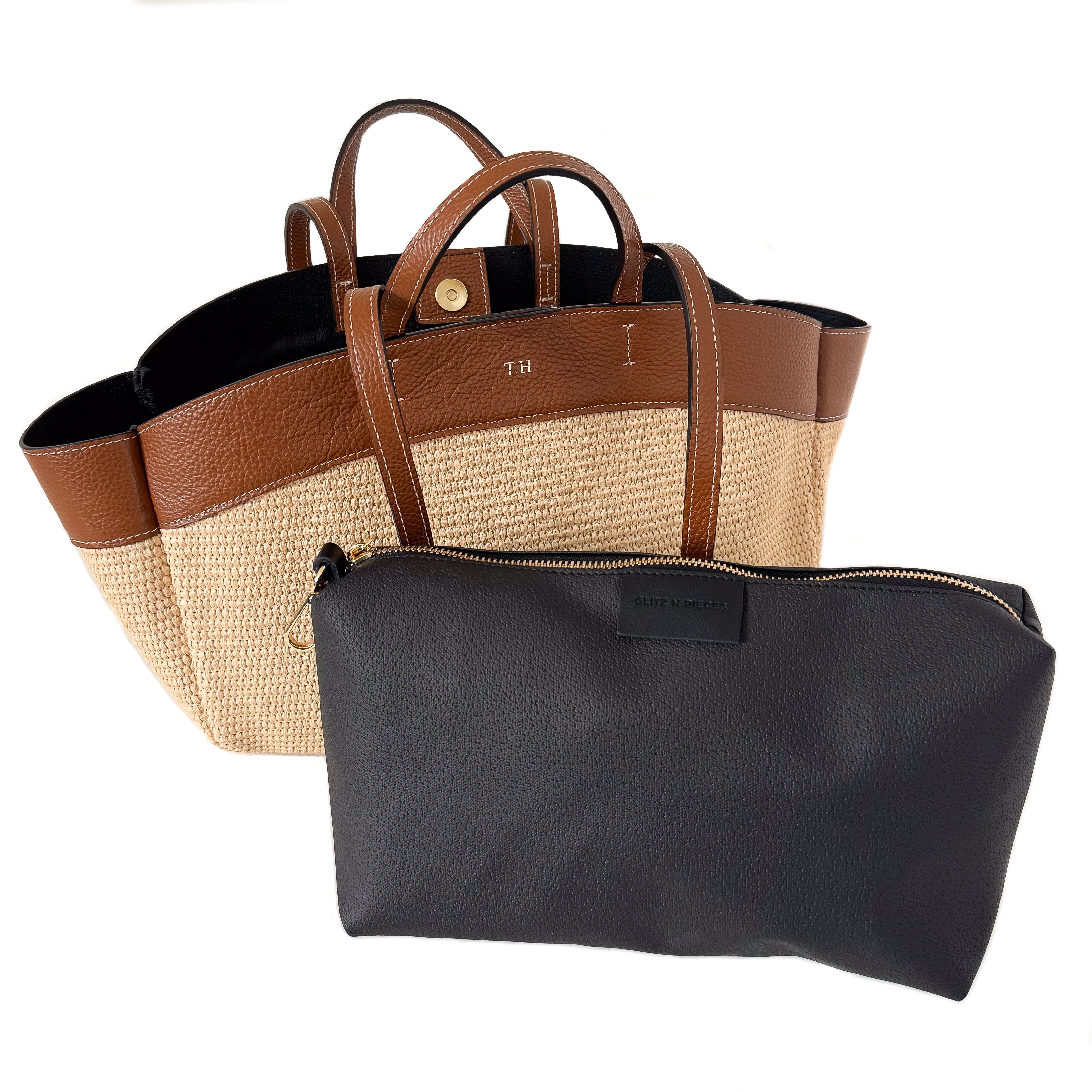 The Soleil Raffia Shopper Bag - GLITZ N PIECES