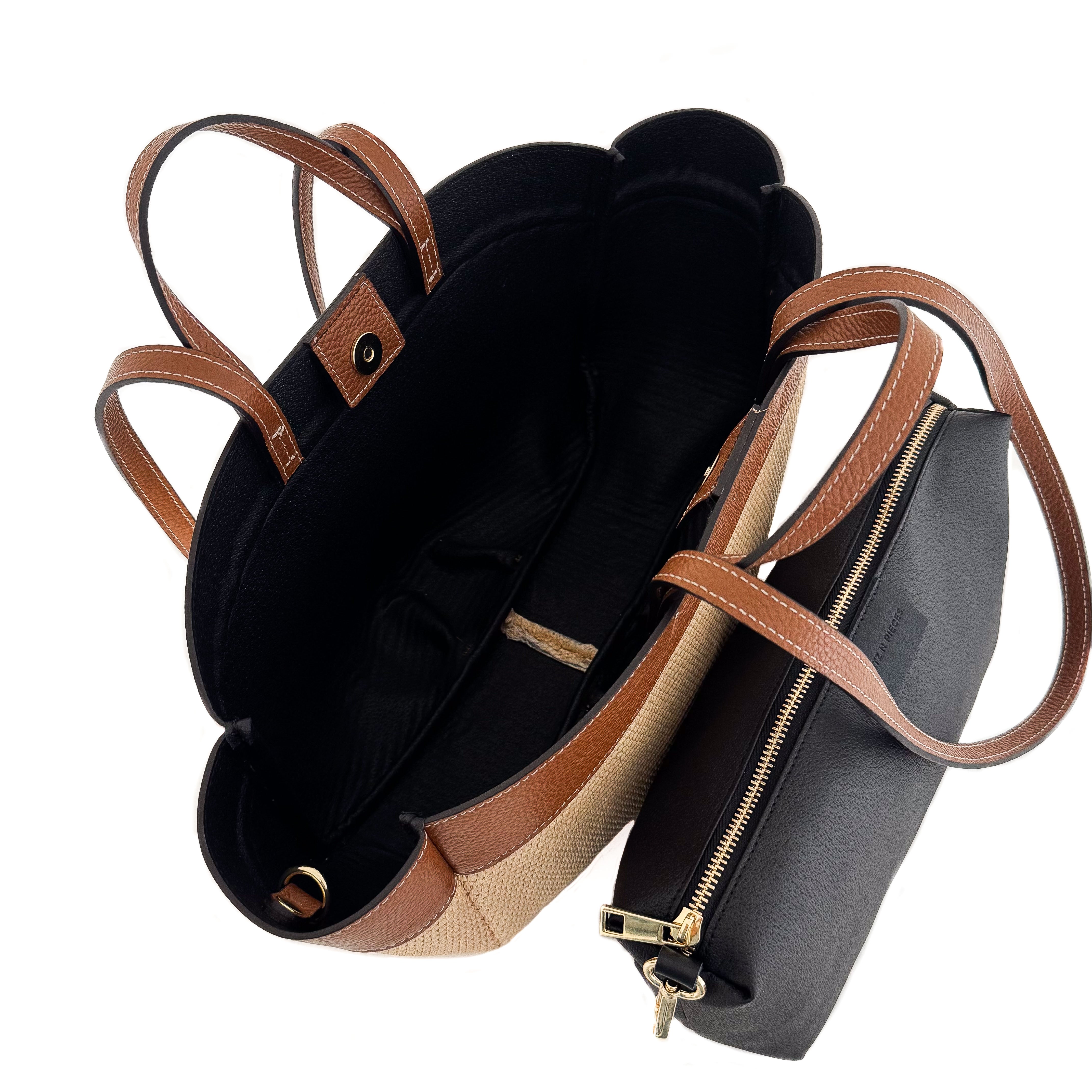 The Soleil Raffia Shopper Bag - GLITZ N PIECES