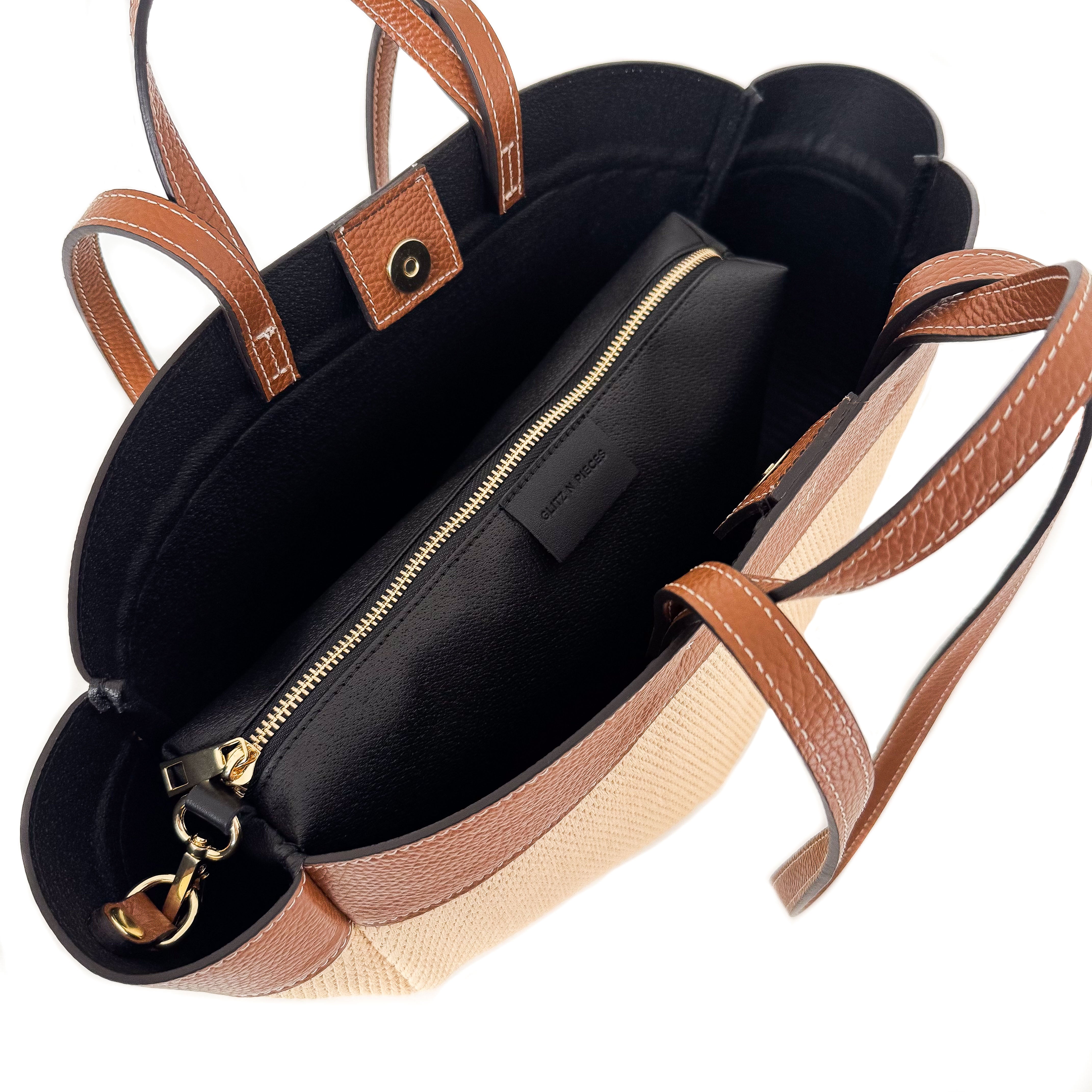 The Soleil Raffia Shopper Bag - GLITZ N PIECES