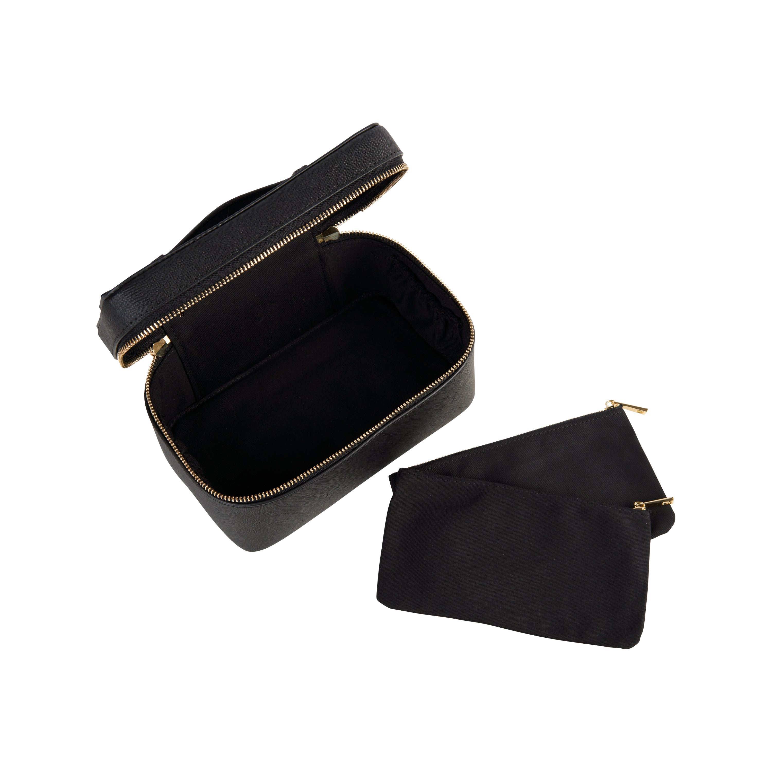 Vanity Case - Black - GLITZ N PIECES