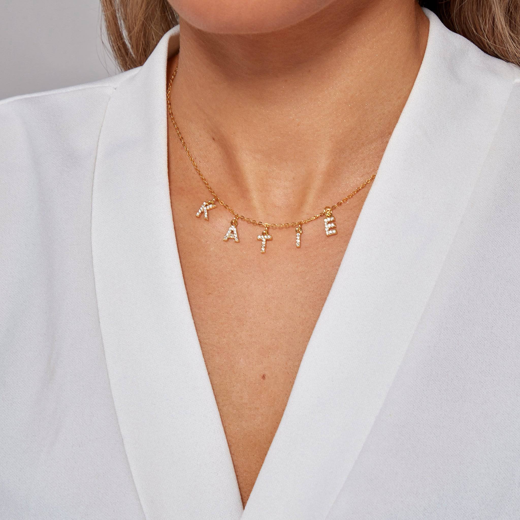 Personalised Classic Necklace - GLITZ N PIECES