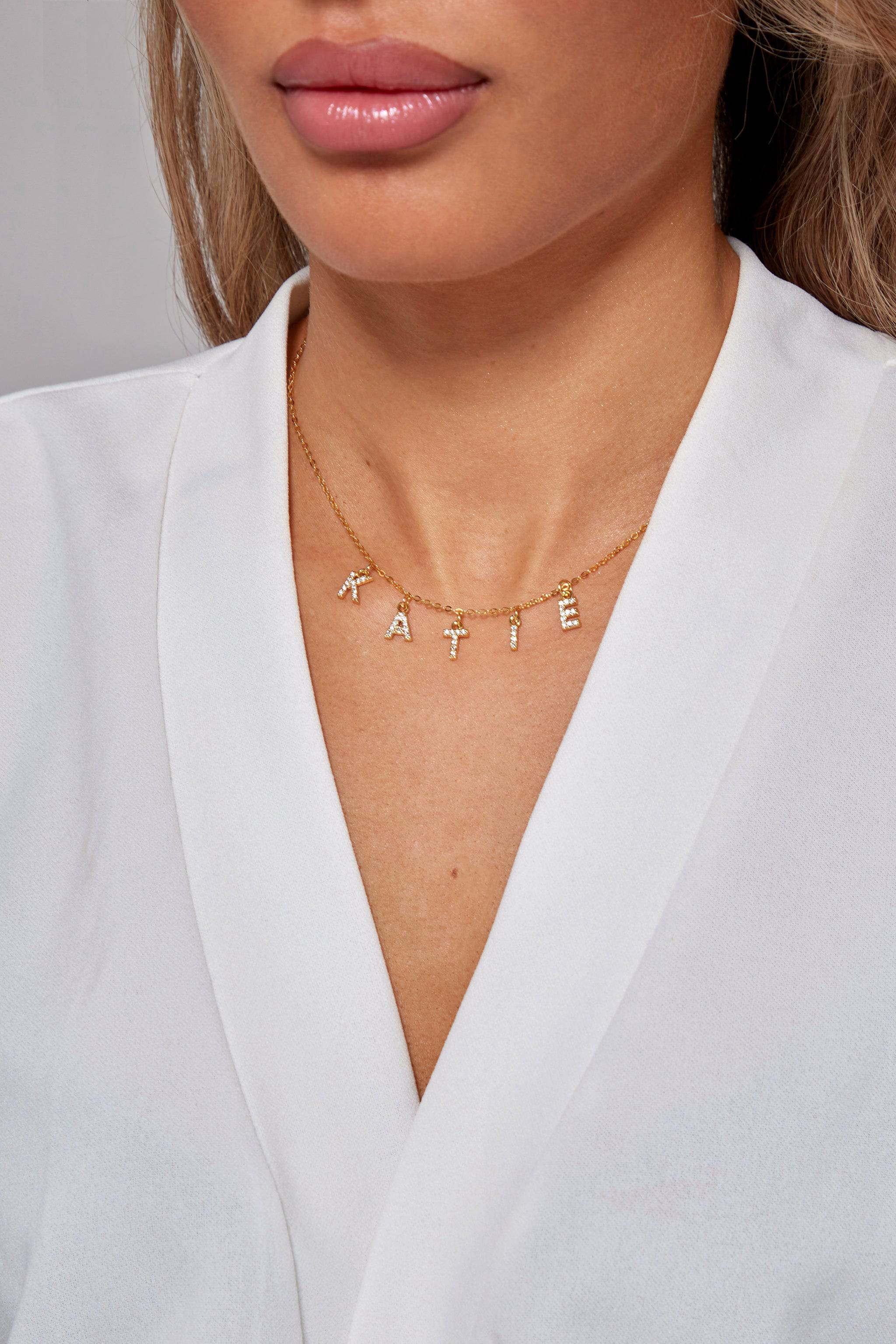 Personalised Classic Necklace - GLITZ N PIECES