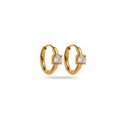 Ayla Huggie Hoop Earrings - GLITZ N PIECES