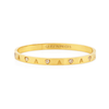 Custom Classic Initial Bracelet - Gold