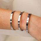 Custom Classic Initial Bracelet - Silver - GLITZ N PIECES