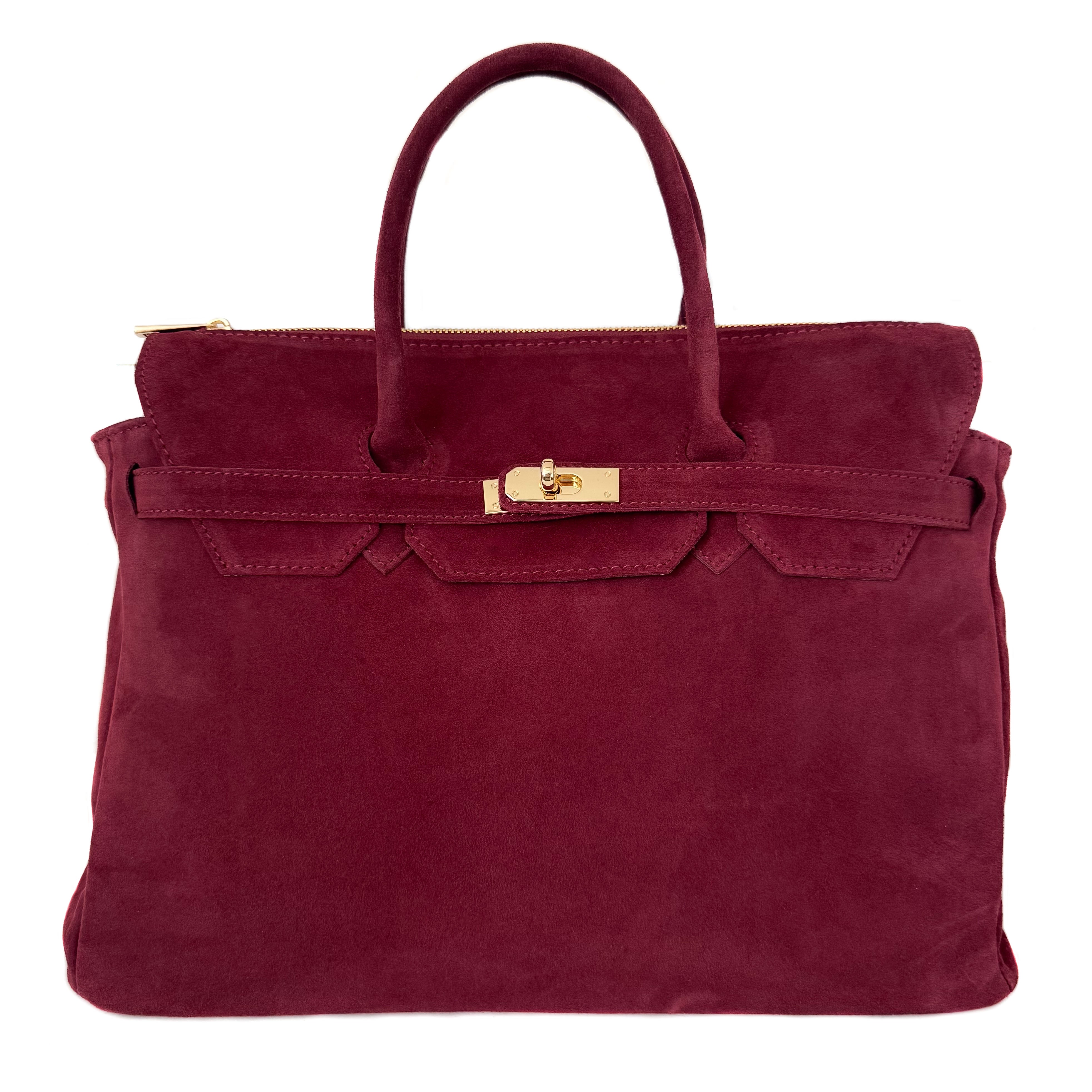 The Charlotte Bag - Large Suede - GLITZ N PIECES