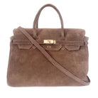 The Charlotte Bag - Large Suede - GLITZ N PIECES