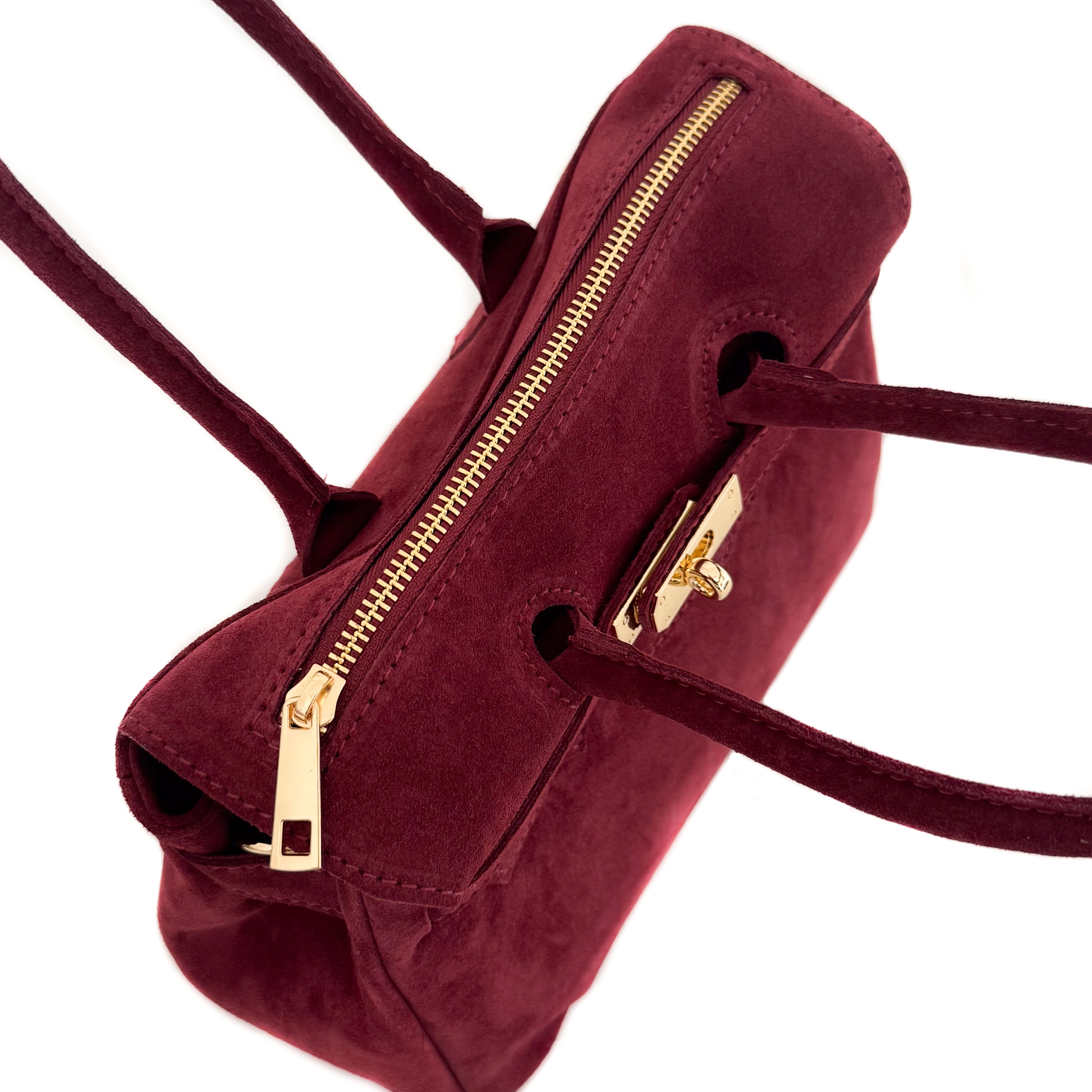 The Charlotte Bag - Mini Suede - GLITZ N PIECES