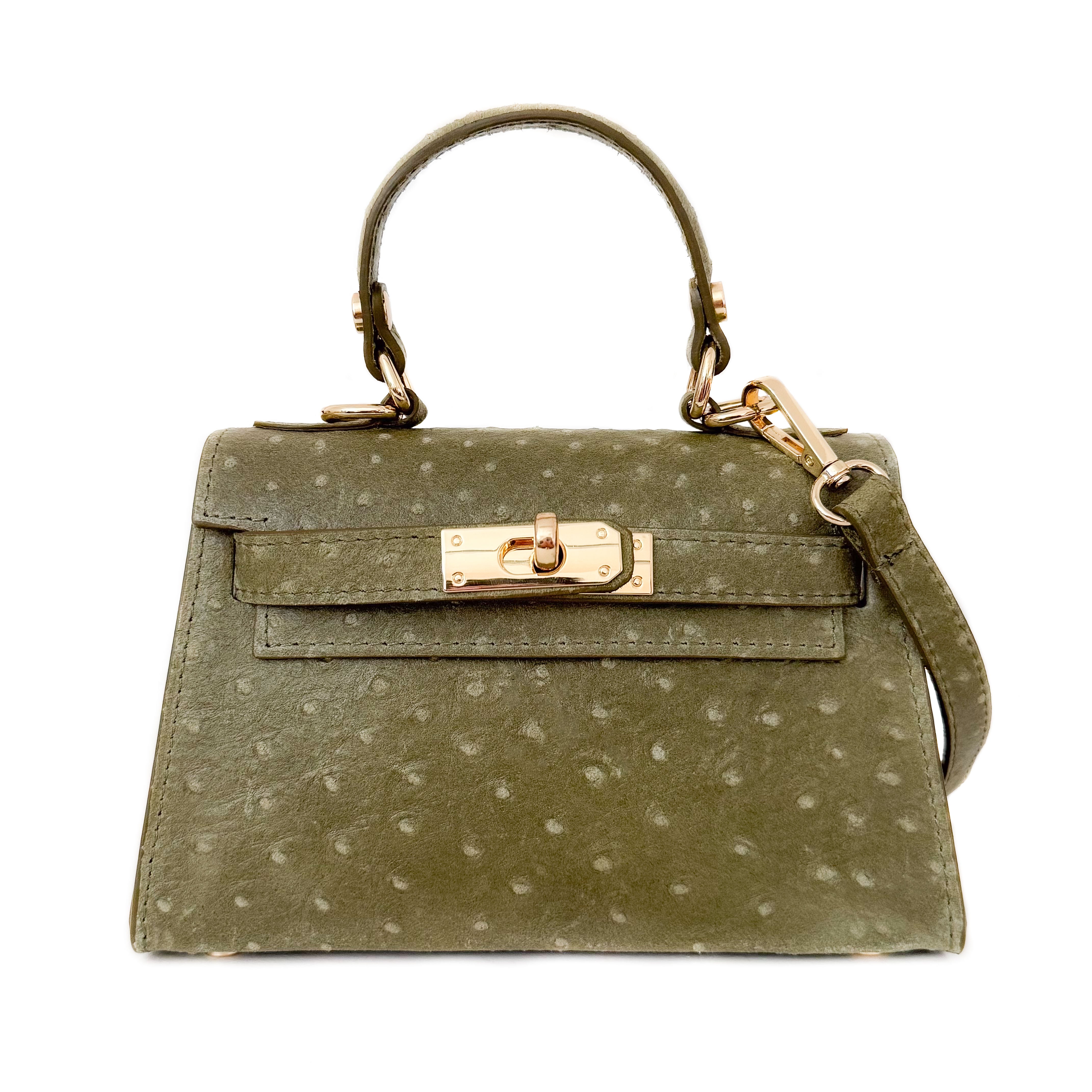 The Kate Bag - Mini Ostrich - GLITZ N PIECES