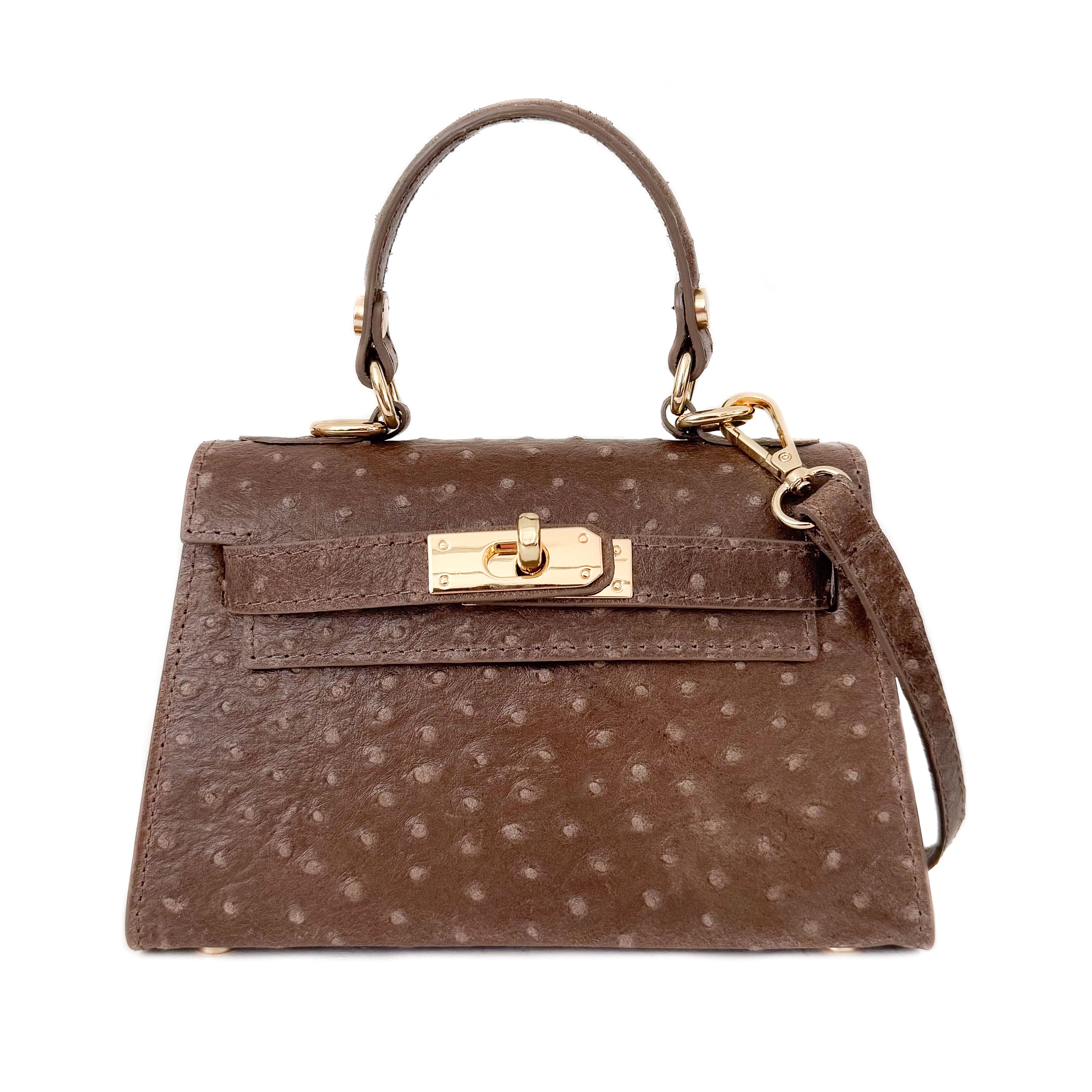 The Kate Bag - Mini Ostrich - GLITZ N PIECES