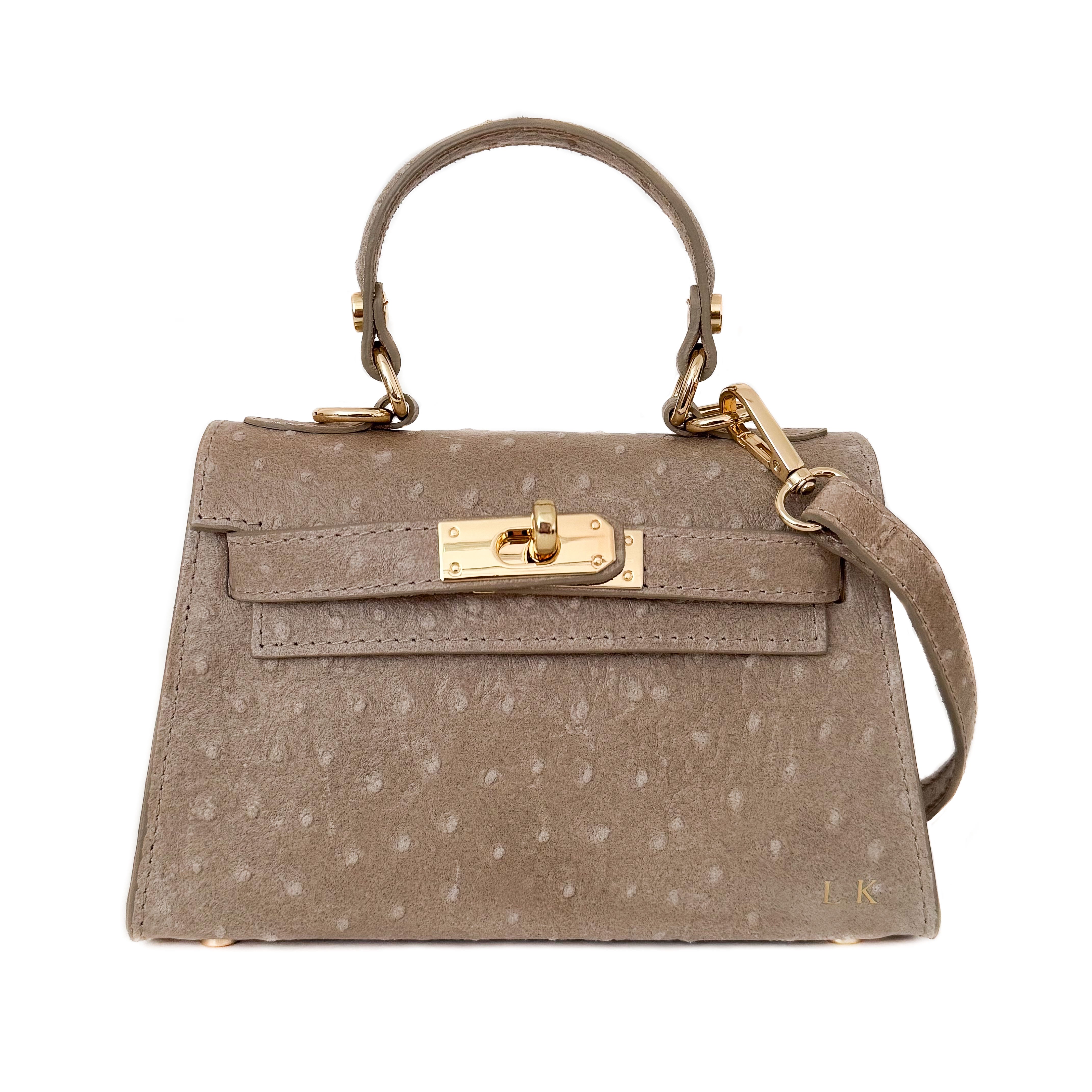 The Kate Bag - Mini Ostrich - GLITZ N PIECES