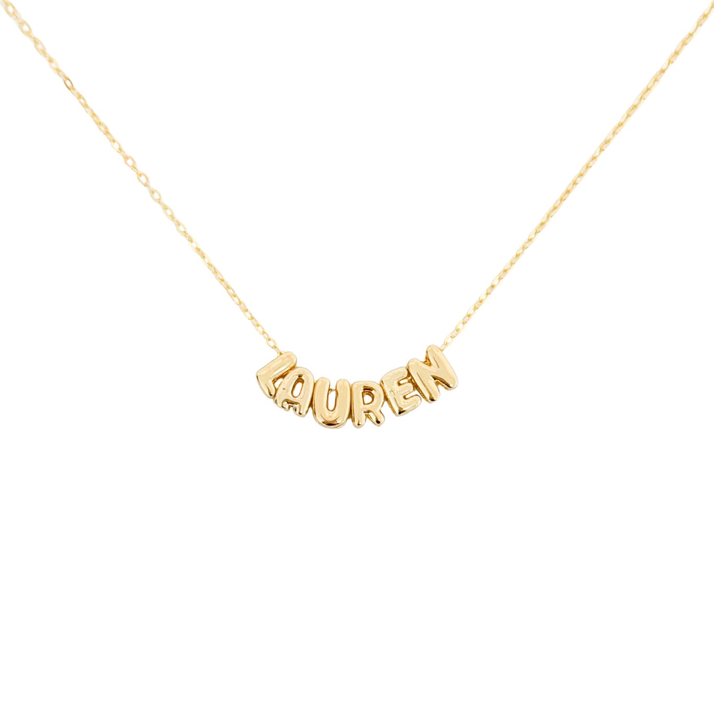 The Lauren Personalised Name Necklace - GLITZ N PIECES