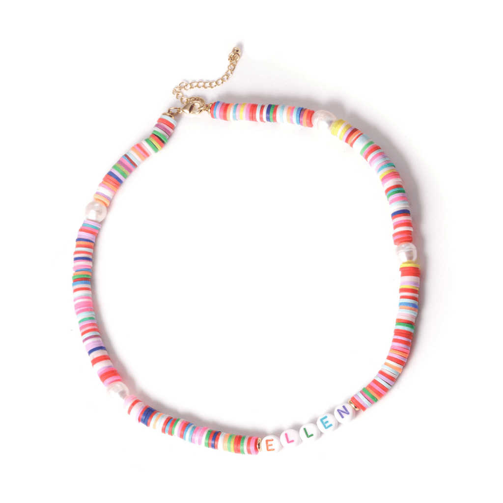 Personalised Friendship Necklace Multicoloured - Multicoloured - GLITZ N PIECES