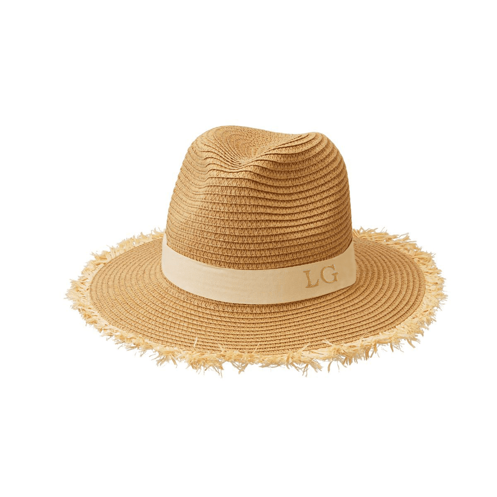 Personalised Panama Hat - Beige - GLITZ N PIECES
