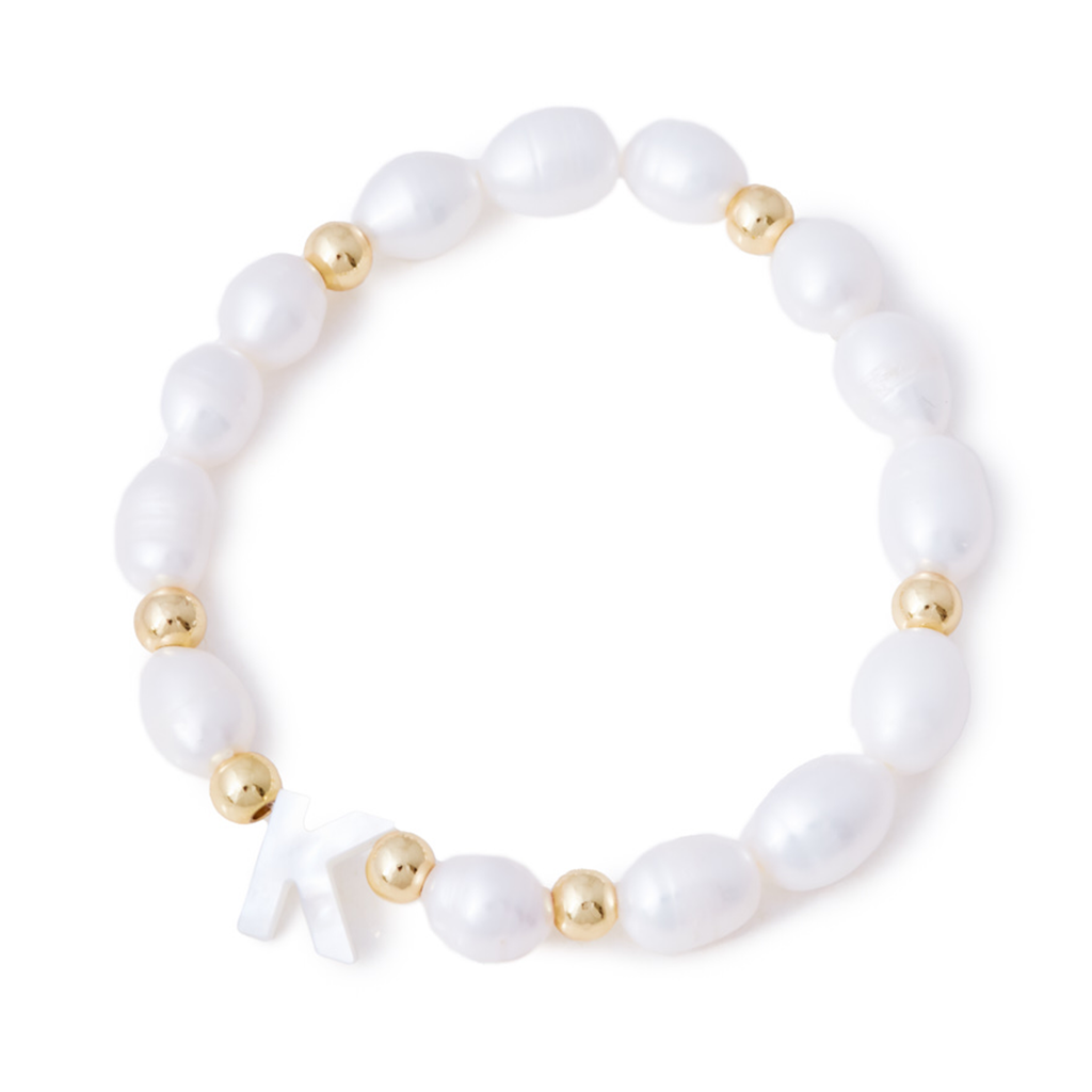 Personalised Bracelet - Pearl - GLITZ N PIECES