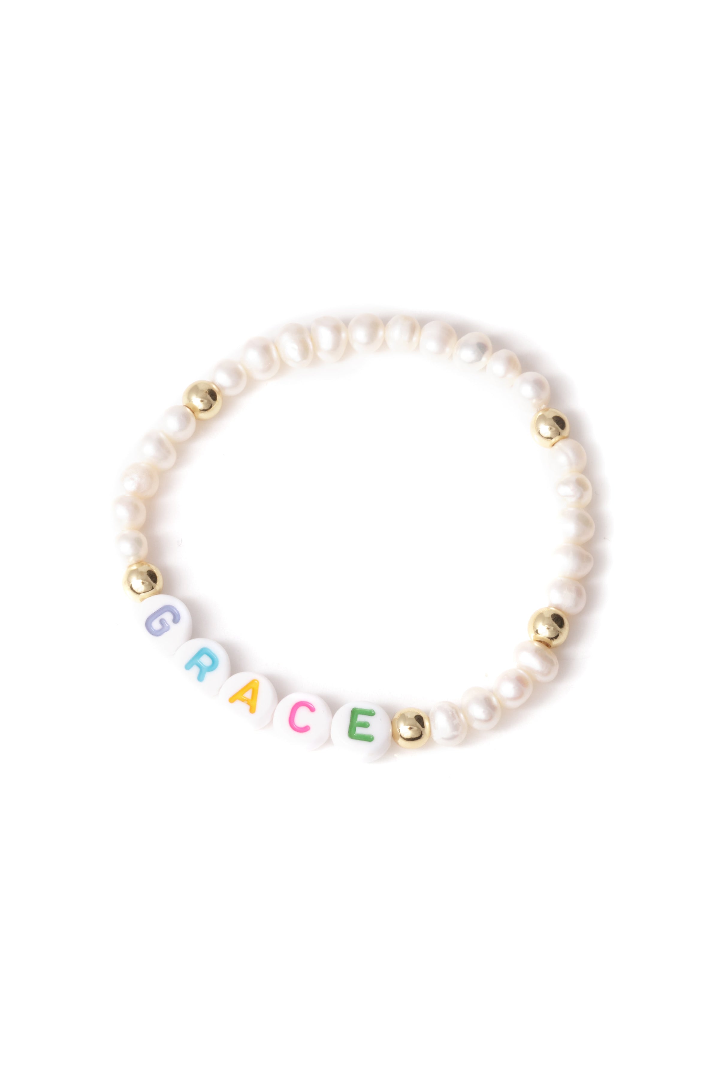 Custom Pearl Friendship Bracelet- Multicoloured