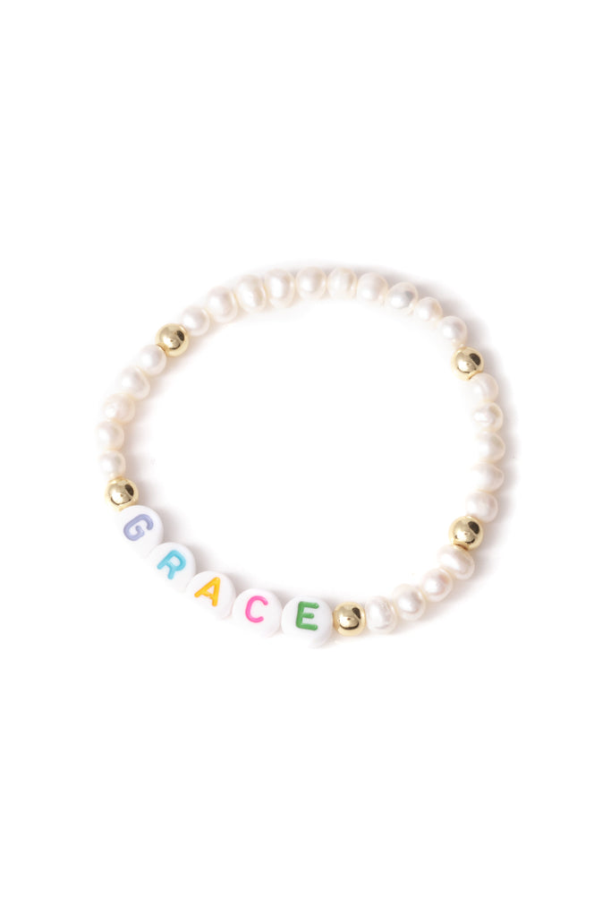 Custom Pearl Friendship Bracelet- Multicoloured - GLITZ N PIECES